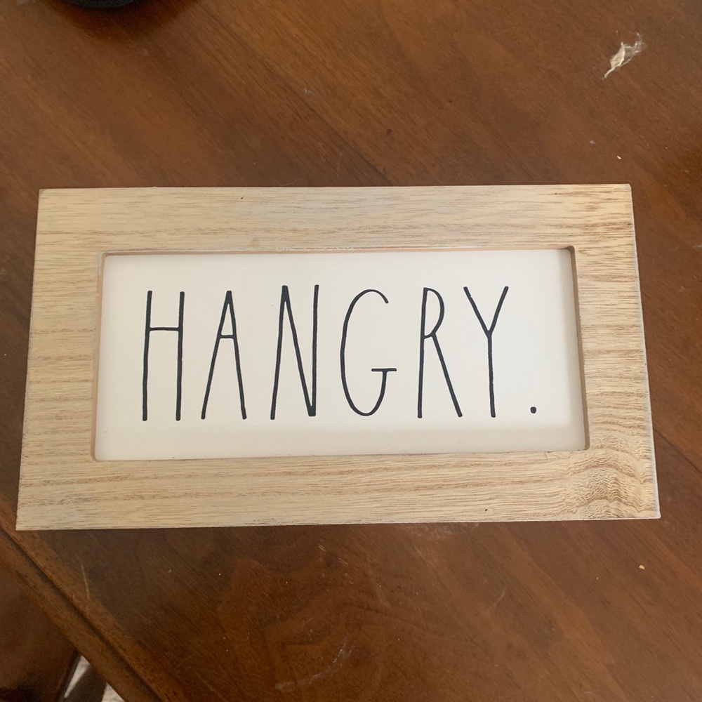 Rae Dunn “hangry” Sign